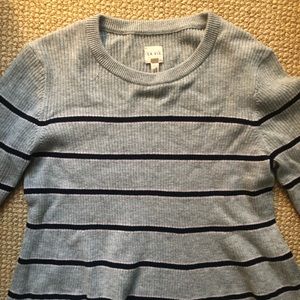 Rebecca Taylor La Vie Striped Flare sweater